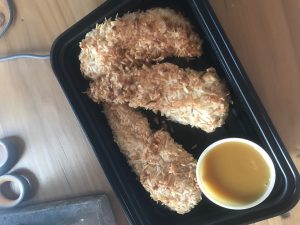 coconut crusted chicken fingers