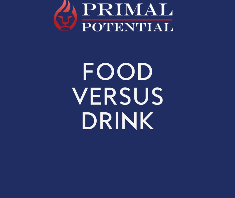 448: Food Versus Drink – A Different Perspective