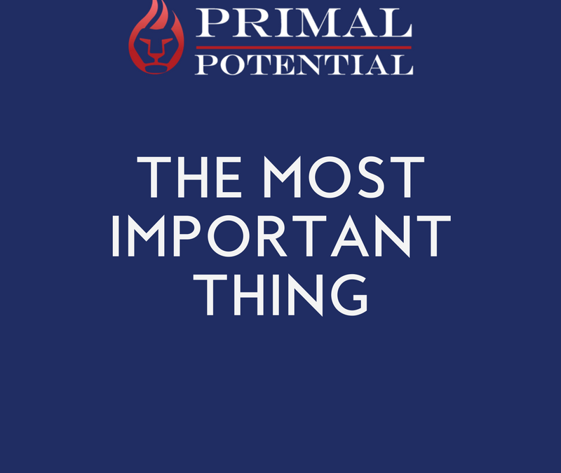 464: The Most Important Thing