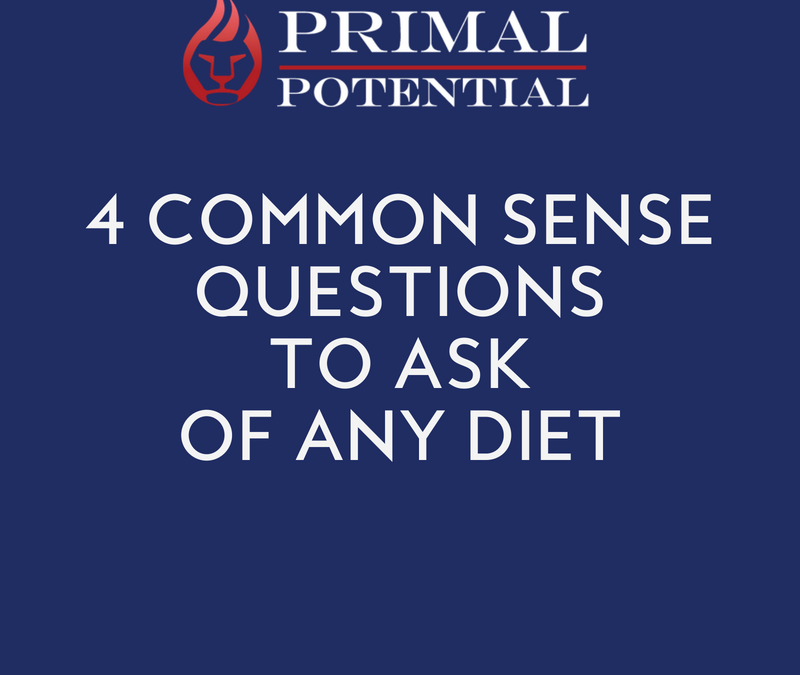 511: 4 Common Sense Questions To Ask Of Every Diet