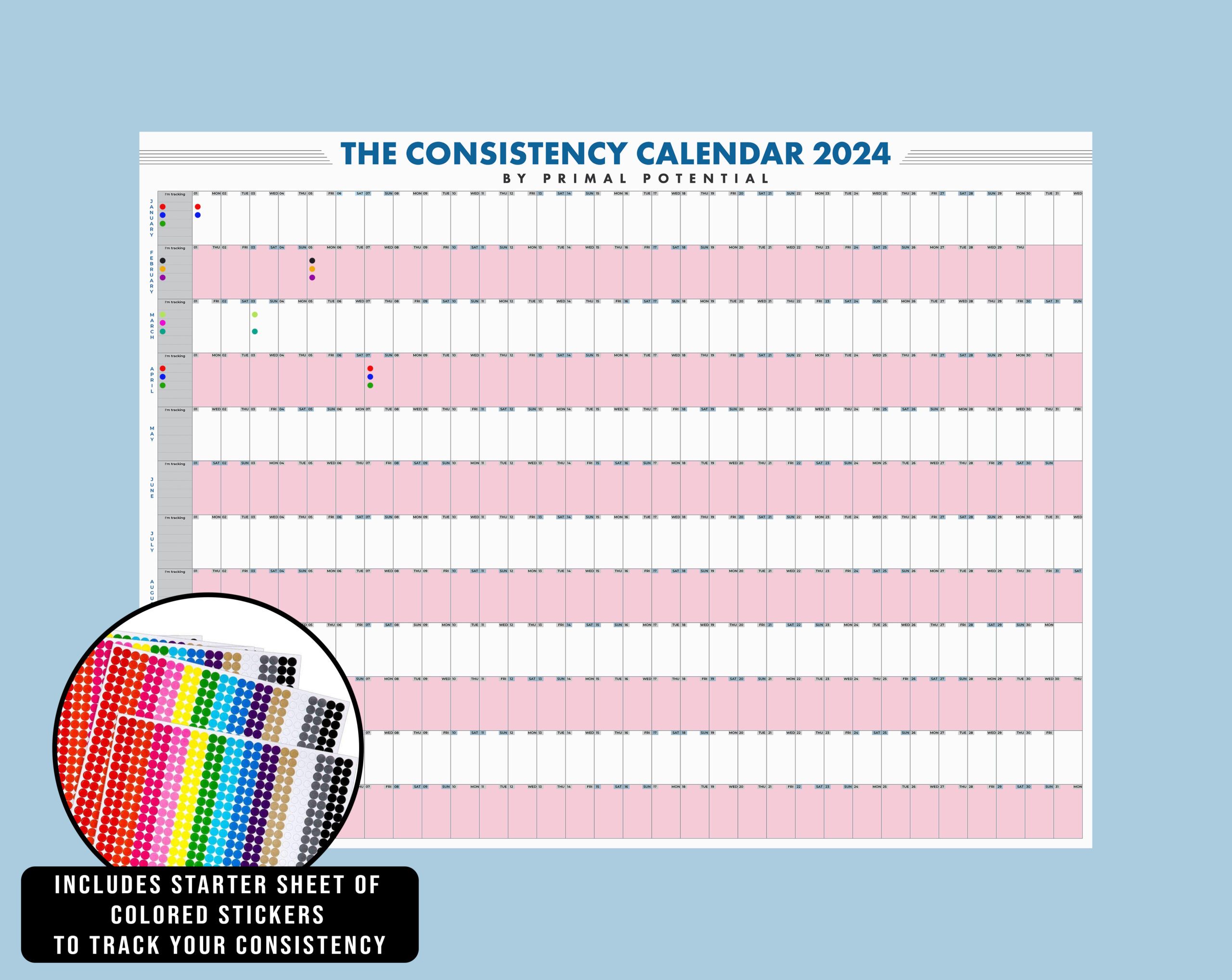 consistency calendar